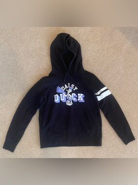 Disney x UNIQLO UT Daisy Duck Graphic Pullover Hoodie Black Women’s Medium